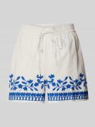 Vero Moda Shorts mit floralem Muster Modell 'VACATION' in Weiss, Größe...