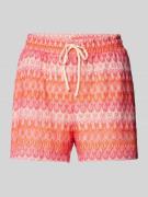 Vero Moda Shorts mit Lochmuster Modell 'DICTE' in Hellrot, Größe XS