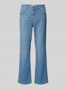 Angels Cropped Jeans in unifarbenem Design Modell 'Leni' in Hellblau, ...
