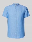 Jack & Jones Premium Freizeithemd mit Maokragen Modell 'MAZE' in Bleu,...