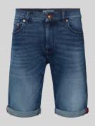 Pierre Cardin Jeansshorts mit Eingrifftaschen Modell 'Lyon' in Dunkelb...