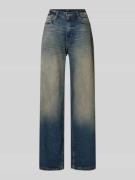 Only Jeans mit weitem Bein im Used-Look Modell 'MADISON' in Jeansblau,...