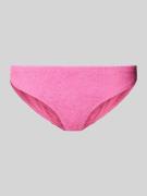 Jake*s Casual Bikini-Slip mit Strukturmuster in Pink, Größe L