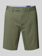 Polo Ralph Lauren Slim Stretch Fit Shorts im unifarbenen Design in Kha...