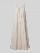 Vero Moda Knielanges Kleid mit Streifenmuster Modell 'GILI' in Beige, ...