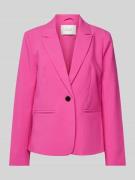 YAS Blazer mit Paspeltaschen Modell 'BELLA' in Pink, Größe XS