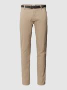 Lindbergh Classic Fit Chino mit Gesäßtaschen in Sand, Größe 34/34