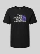 The North Face T-Shirt mit Label-Print Modell 'RUST 2' in Black, Größe...