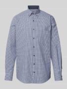 Eterna Comfort Fit Business-Hemd mit Button-Down-Kragen in Blau, Größe...