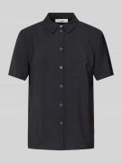 Marc O'Polo Denim Bluse mit durchgehender Knopfleiste in Black, Größe ...