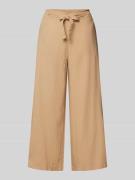 Christian Berg Woman Loose Fit Leinenculotte mit Tunnelzug in Sand, Gr...