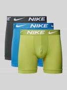 Nike Trunks mit elastischem Logo-Bund im 3er-Pack in Gruen, Größe S