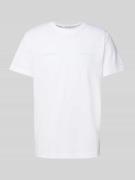 Calvin Klein Jeans T-Shirt mit Label-Print in Weiss, Größe S