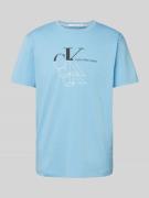 Calvin Klein Jeans T-Shirt mit Label-Print Modell 'MONOGRAM ECHO' in H...