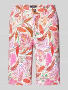 Gardeur Regular Fit Bermudas mit Allover-Print Modell 'ZURI' in Pink, ...