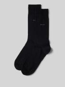 BOSS Socken mit Label-Print im 2er-Pack in Black, Größe 43/46