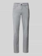 Brax Straight Fit Jeans mit Label-Patch Modell 'CADIZ' in Mittelgrau, ...