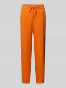 s.Oliver RED LABEL Tapered Fit Stoffhose mit Tunnelzug in Orange, Größ...