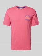Scotch & Soda T-Shirt mit Label-Print in Pink, Größe M