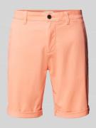 Tom Tailor Denim Slim Fit Chino-Shorts in unifarbenem Design in Korall...