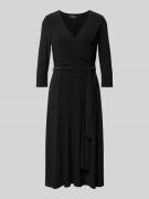 Lauren Ralph Lauren Kleid mit V-Ausschnitt Modell 'CARLYNA' in Black, ...