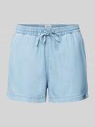 Only Regular Fit Shorts mit Tunnelzug Modell 'PEMA' in Blau, Größe M