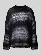 The Ragged Priest Strickpullover mit Lochmuster in Black, Größe XS