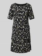 Betty Barclay Knielanges Kleid mit Allover-Muster in Black, Größe 38