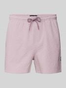 Only & Sons Regular Fit Badehose mit Strukturmuster Modell 'TED LIFE' ...