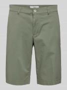 Brax Regular Fit Chino-Shorts mit Gesäßtaschen Modell 'BOZEN' in Hellg...