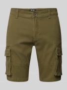 Only & Sons Regular Fit Cargoshorts mit Gürtelschlaufen Modell 'CAM' i...