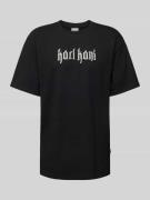 KARL KANI T--Shirt mit Logo-Print in Black, Größe S