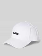 BOSS Basecap mit Label-Stitching Modell 'Zed' in Weiss, Größe 1