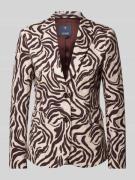 JOOP! Blazer mit Allover-Print in Beige, Größe 34