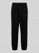 Karl Lagerfeld Sweatpants mit Label-Details in BLACK, Größe L