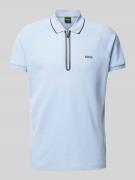 BOSS Green Regular Fit Poloshirt mit Strukturmuster Modell 'Philix' in...