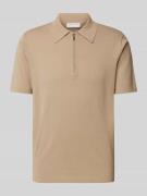 Tiger Of Sweden Poloshirt mit Reißverschluss Modell 'Orbit' in Beige, ...