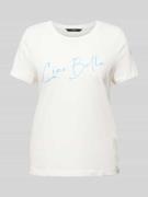 Vero Moda T-Shirt mit Schriftzug Modell "Bonnie" in Weiss, Größe XS