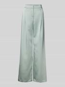 Jake*s Cocktail Wide Leg Stoffhose mit Bundfalten in Khaki Melange, Gr...