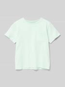 Mango T-Shirt mit Brusttasche in Mint, Größe 128