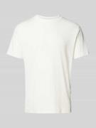 SELECTED HOMME T-Shirt mit Label-Detail Modell 'SPENCER' in Offwhite, ...