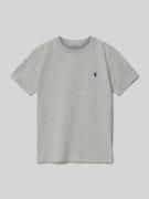 Polo Ralph Lauren Teens T-Shirt mit Logo-Stitching in Mittelgrau Melan...