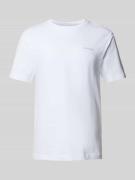 CK Calvin Klein T-Shirt mit Label-Print Modell 'ENLARGED' in Weiss, Gr...