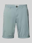 Tom Tailor Slim Fit Chino-Shorts mit Eingrifftaschen in Hellgruen, Grö...