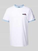 Ellesse T-Shirt mit Label-Stitching Modell 'Meduno' in Weiss, Größe XX...