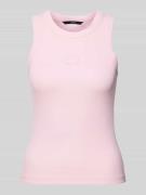 Vero Moda Tanktop in Ripp-Optik in Rosa, Größe XS