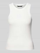 Vero Moda Tanktop in Ripp-Optik in Weiss, Größe XS