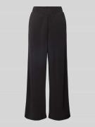 Jake*s Casual Wide Leg Stoffhose mit elastischem Bund in Black, Größe ...