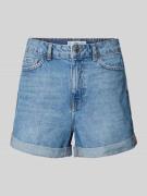 Mango Mom Fit Jeansshorts im 5-Pocket-Design Modell 'MOM80' in Jeansbl...