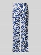 Mango Flared Stoffhose mit Bundfalten Modell 'TROUSERS TRAVEL' in Roya...